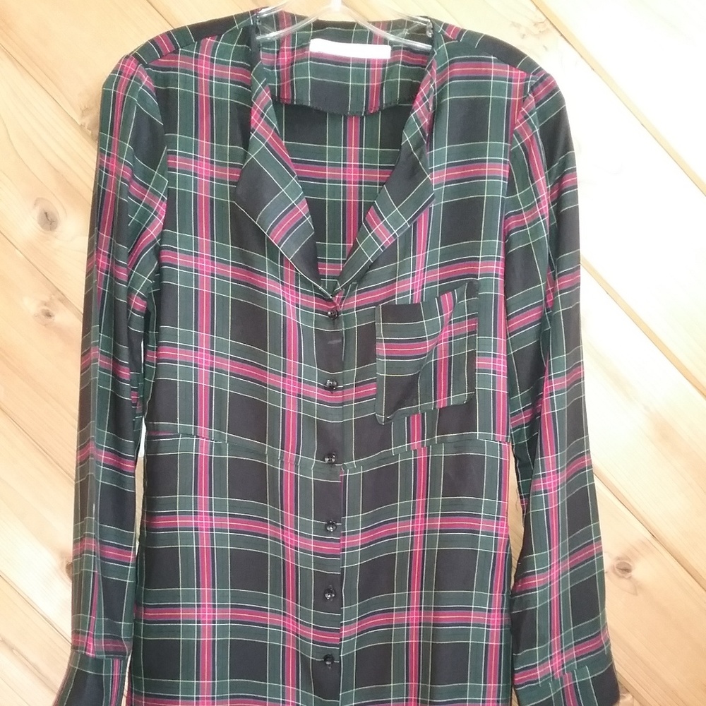 Zara women’s XS plaid dress
